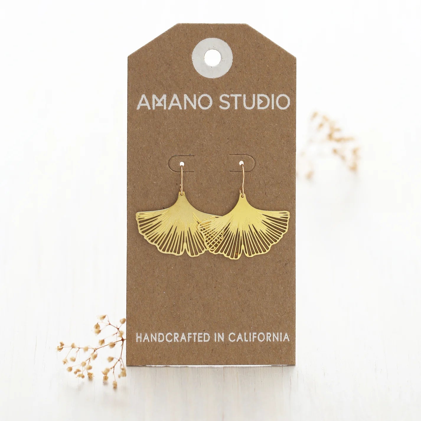 GINKGO BILOBA EARRINGS