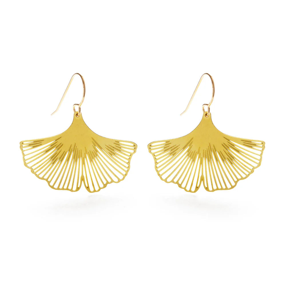 GINKGO BILOBA EARRINGS