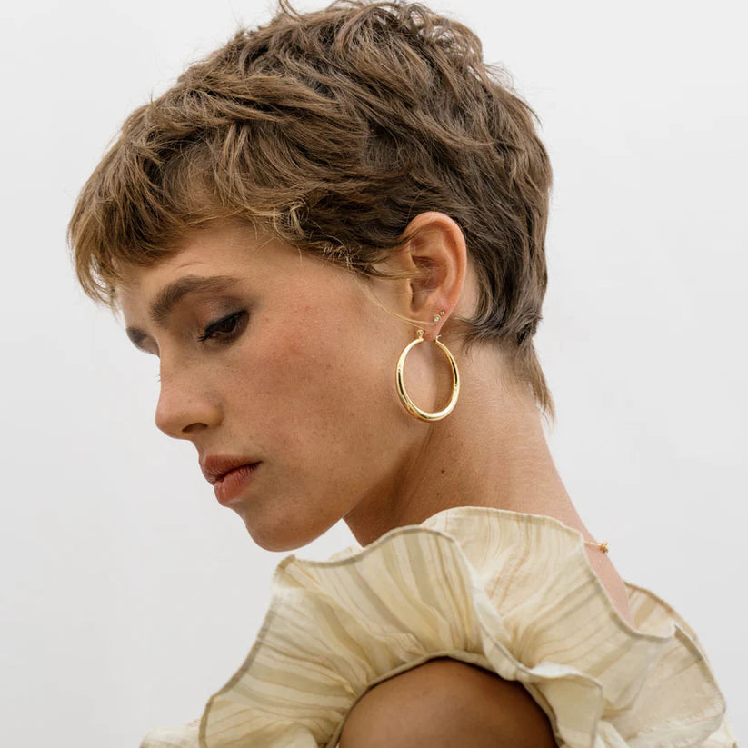 LARGE MARIA HOOP EARRINGS