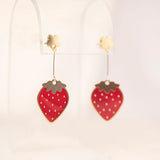STRAWBERRY DROP EARRINGS