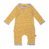 MAGNETIC ME OLIVE MY LOVE RUFFLE COVERALL