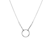 KARMA NECKLACE STERLING SILVER