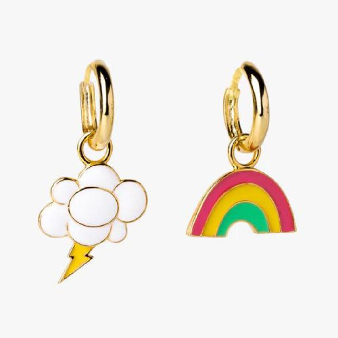 Rainbow & Cloud Earrings