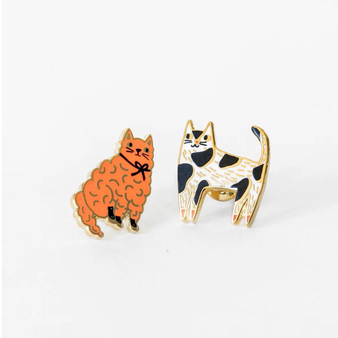 Cat Stud Earrings