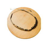 LULU GEMSTONE BRACELET - BLACK SPINEL