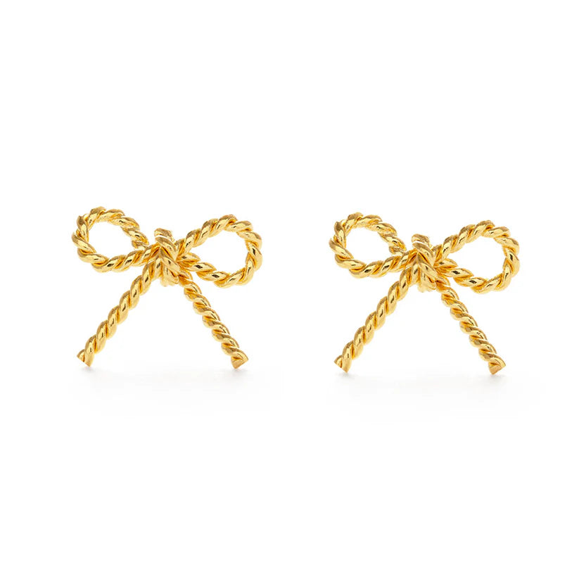 BOW STUD EARRINGS