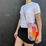SCRAPS SHEARLING MINI HOBO