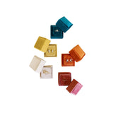 SQUARE VELVET JEWELRY BOX - LIGHT PINK