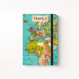 Vintage Map Notebook Small
