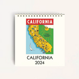 CALIFORNIA 2024 DESK CALENDAR