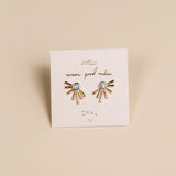 OPAL SUN RAY EARRINGS