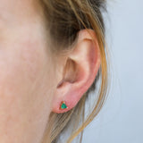 GREEN ONYX MINI ENERGY GEM EARRINGS