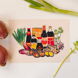 ASIAN SAUCES PRINT