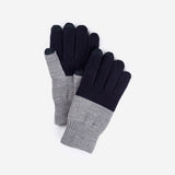 XL COLORBLOCK TOUCHSCREEN GLOVES