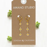 DAISY CHAIN DROP EARRING