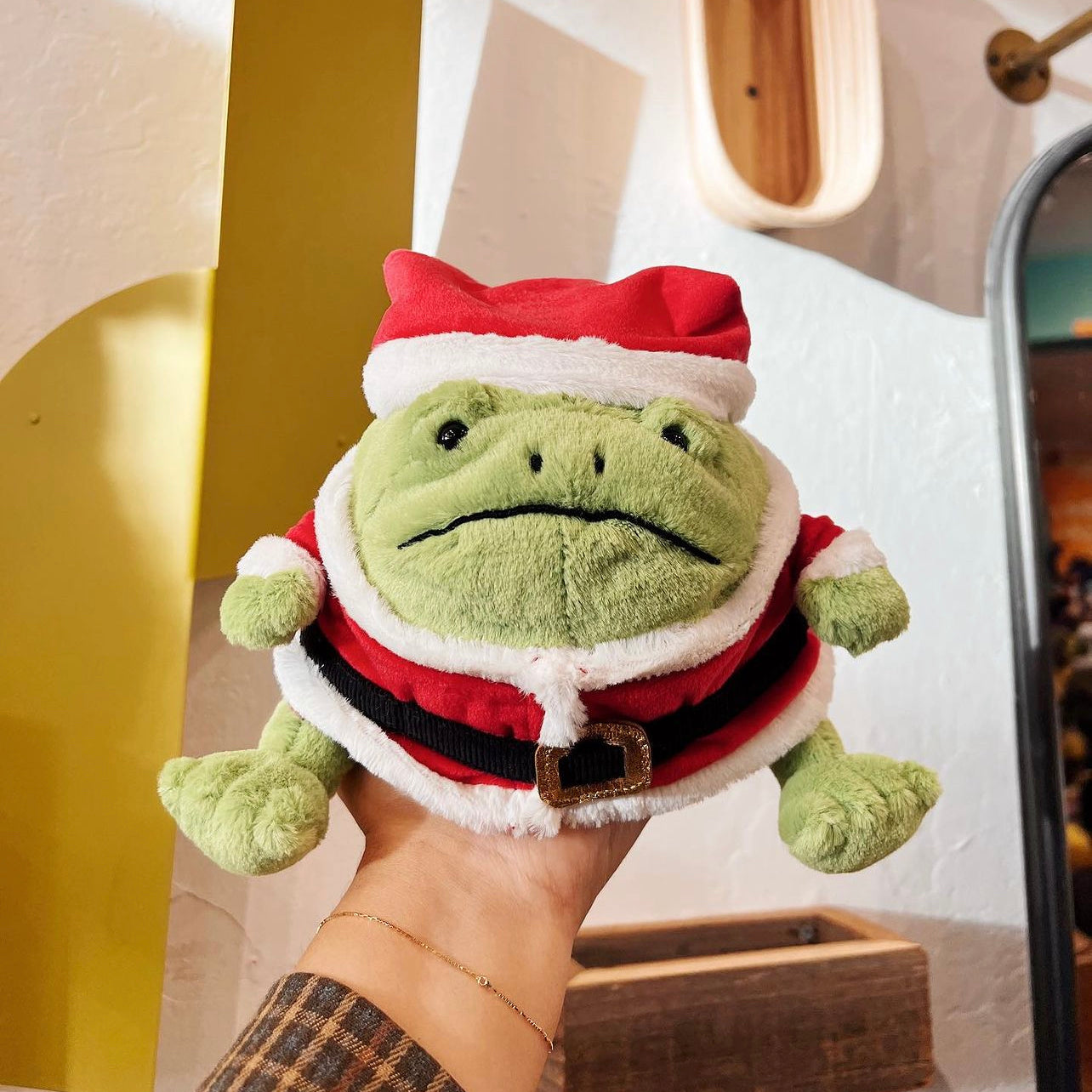 SANTA RICKY RAIN FROG jellycat holiday collection