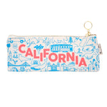 CA ZIPPED PENCIL POUCH FROM MAPTOTE
