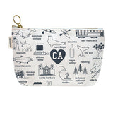 CA ZIPPED POUCH