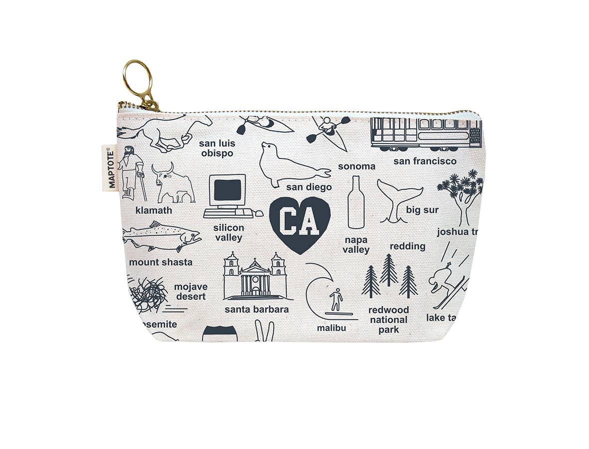 CA ZIPPED POUCH