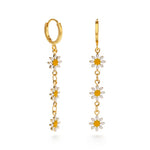 DAISY CHAIN DROP EARRING