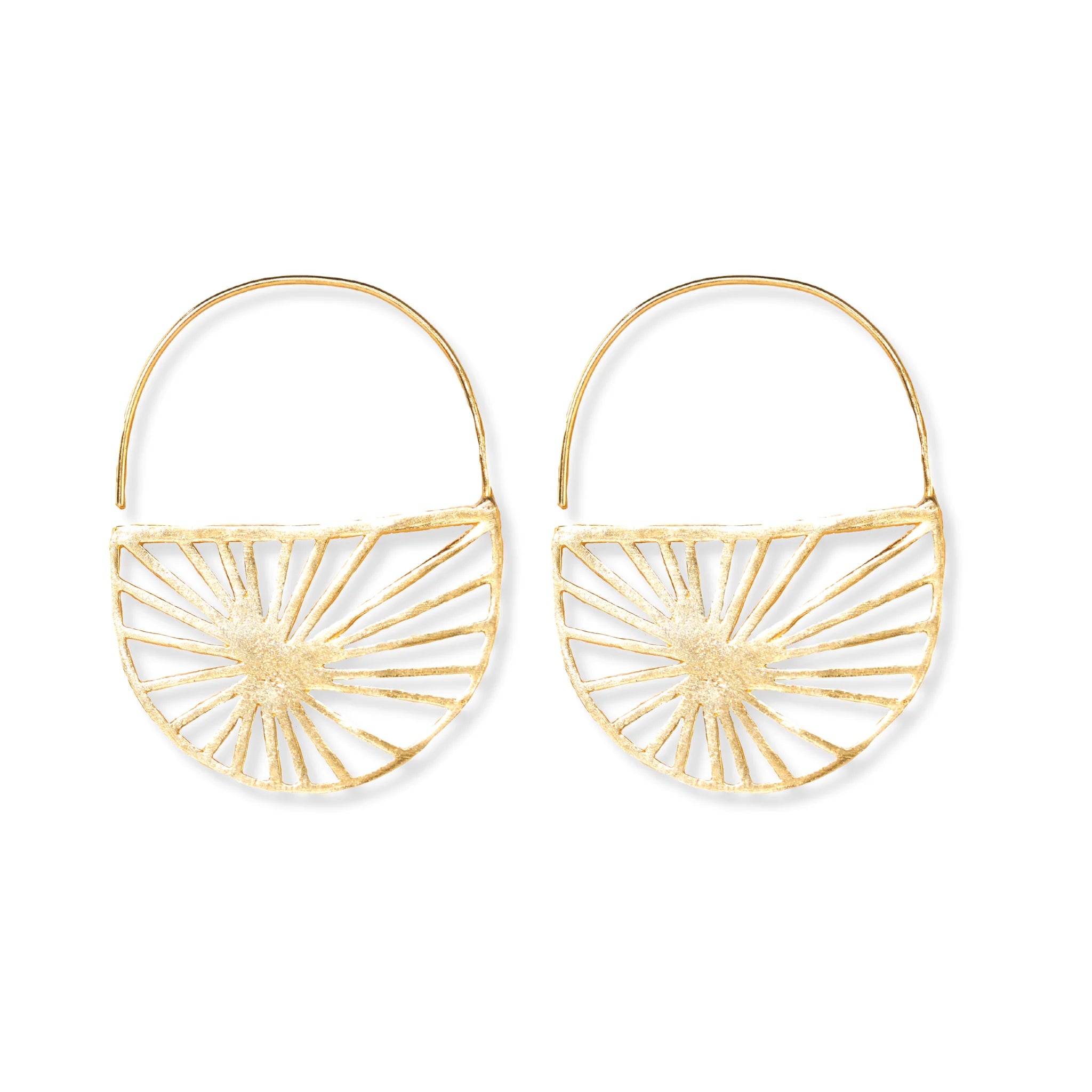 INK AND ALLOY SUNBURST HOOPS