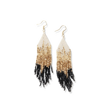 Load image into Gallery viewer, LUXE OMBRE FRINGE EARRINGS
