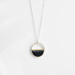 Black Half Moon Necklace