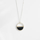 Black Half Moon Necklace