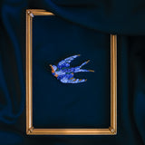 LITTLE BIRD BEADED BROOCH