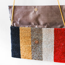 Load image into Gallery viewer, BEJEWELED STRIPES CLUTCH
