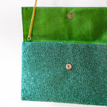 Load image into Gallery viewer, COLOR BLOCK BEADED CLUTCH
