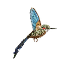 Load image into Gallery viewer, LITTLE BIRD BEADED BROOCH
