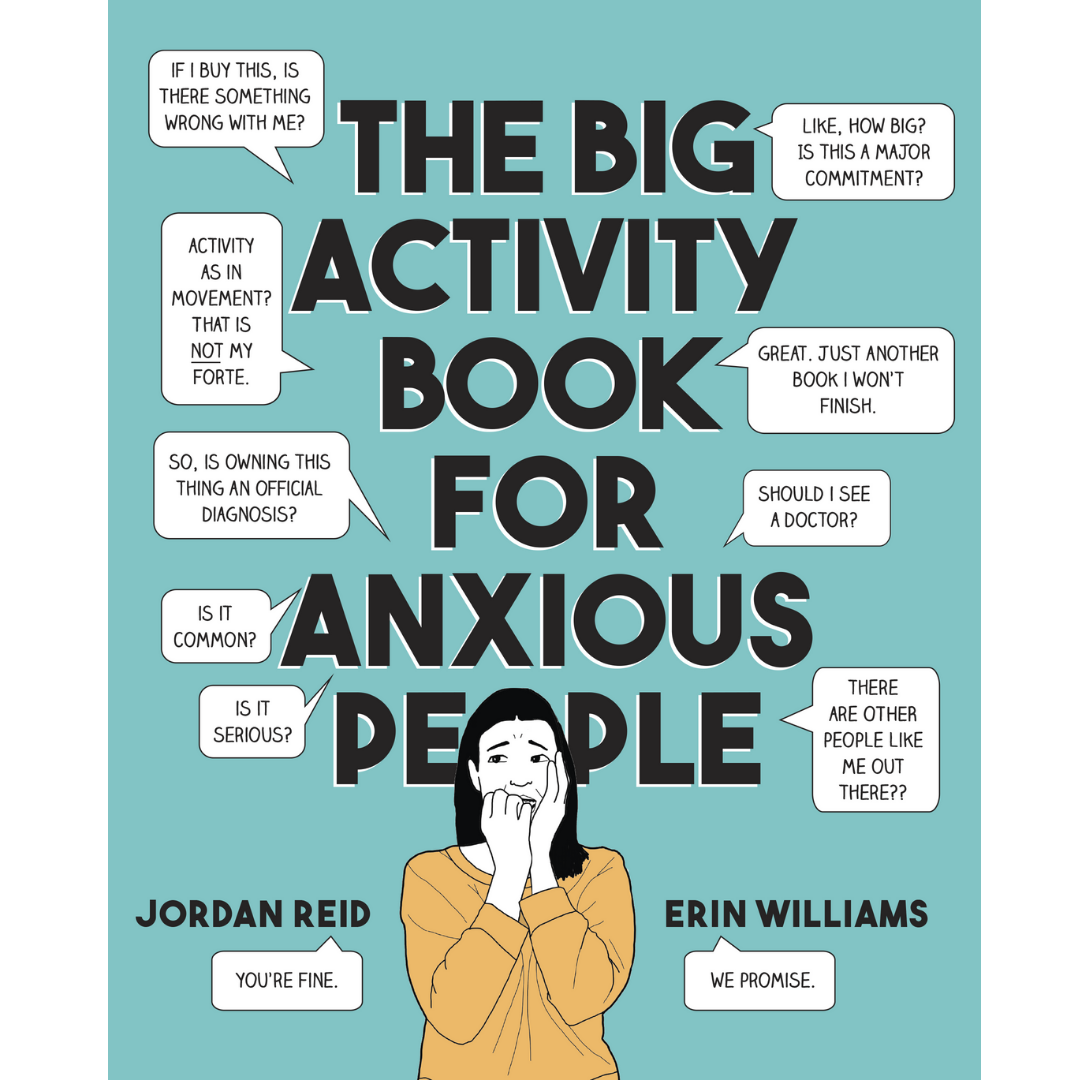 THE BIG ACTIVITY BOOK FOR ANXIOUS PEOPLE FRONT COVER