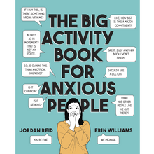 Load image into Gallery viewer, THE BIG ACTIVITY BOOK FOR ANXIOUS PEOPLE FRONT COVER
