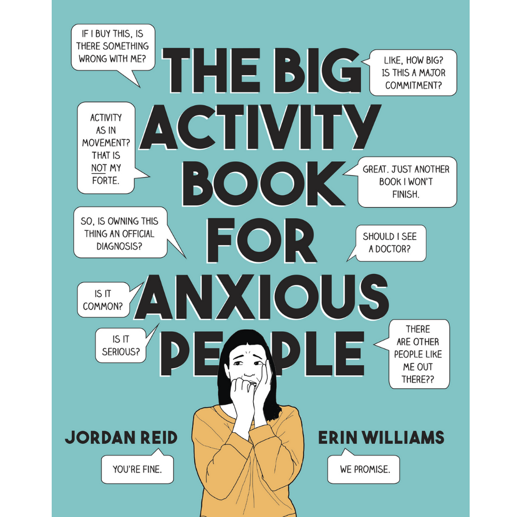 THE BIG ACTIVITY BOOK FOR ANXIOUS PEOPLE FRONT COVER