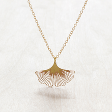 Load image into Gallery viewer, Ginkgo Necklace Close Up
