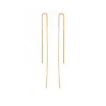 Needle & Thread Earrings in Gold
