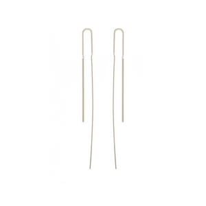 Needle & Thread Earrings in Silver