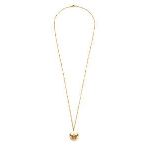 Round Crystal Locket necklace