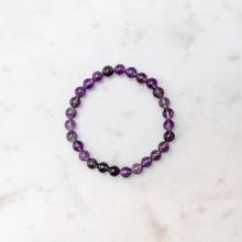 Load image into Gallery viewer, Amethyst Stretch Bracelet
