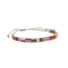 Load image into Gallery viewer, Dot Dash Bracelet in Pink
