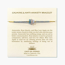 Load image into Gallery viewer, Anti-Anxiety Gemstone Bracelet on Packagine
