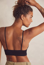 Load image into Gallery viewer, Feels Right Bralette in Black on Model - Back View
