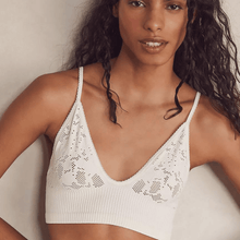 Load image into Gallery viewer, Feels Right Bralette in Ivory on Model
