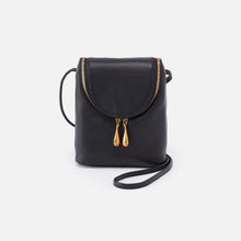 Load image into Gallery viewer, Fern Crossbody Bag in Black Pebbled Leather
