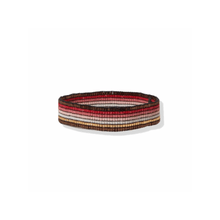 Load image into Gallery viewer, Blush Horizontal Stripe Luxe Stretch Bracelet

