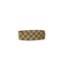 Load image into Gallery viewer, Citron &amp; Ivory Check Small Stretch Bracelet
