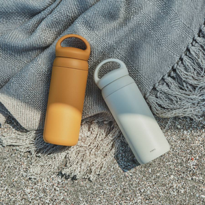 Day Off Tumblers in Mustard and White