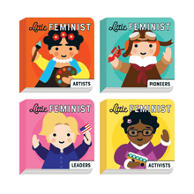 Load image into Gallery viewer, LITTLE FEMINIST BOOK SET ARTISTS PIONEERS LEADERS ACTIVISTS
