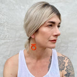 Duchess Earrings on Model